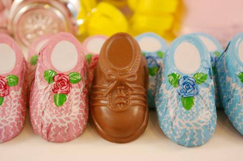 Chocolate Baby Booties