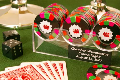 Chocolate Poker Chip Trays